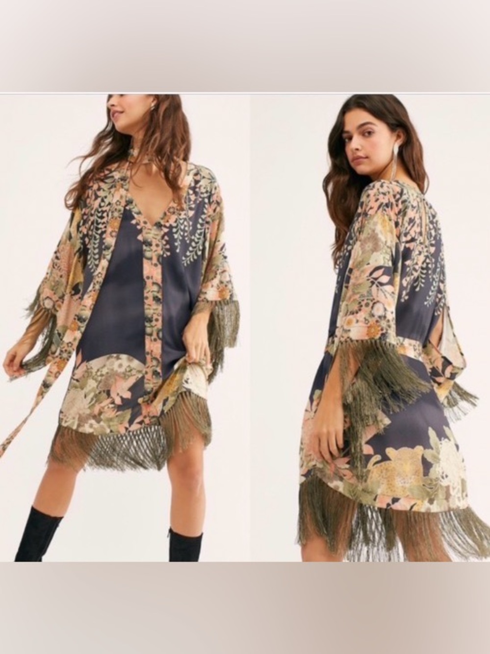EUC Spell x Free People Willow Tassel Dress